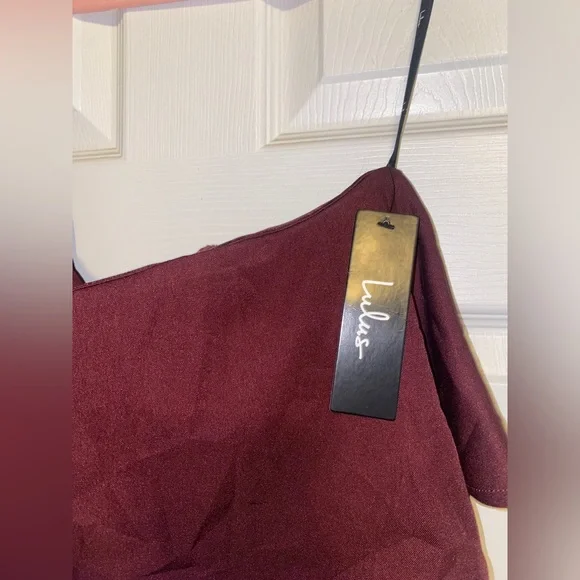 Lulu's Red Strapless Bodycon Cocktail Dress - Picture 5 of 6